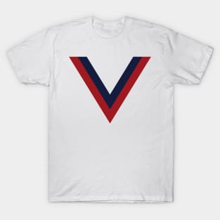 Great Britain Rugby League Retro V Chevron 1970 T-Shirt